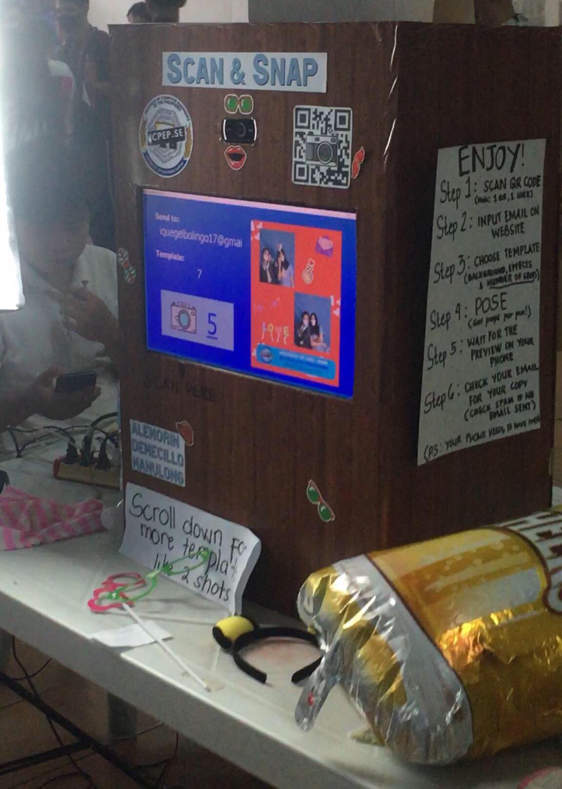 Scan and Snap Photo Booth